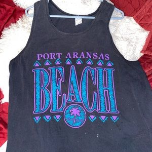 vintage port arkansas beach tank